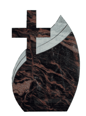 Monument simplu cu cruce dreaptă